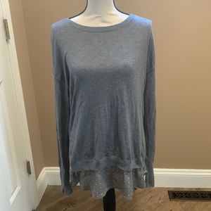 Check out back!! Halogen layered look sweater